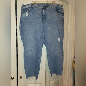 Old Navy Curvy O.G. Distressed Jeans